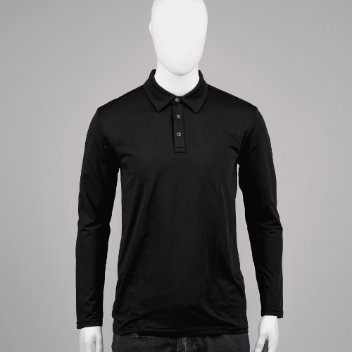 에코프릴리 항균 기능성 남자 티셔츠 카라 긴팔 블랙 PK 피케 골프복 테니스복 - 에코프릴리 - 항균 기능성 상품 전문몰